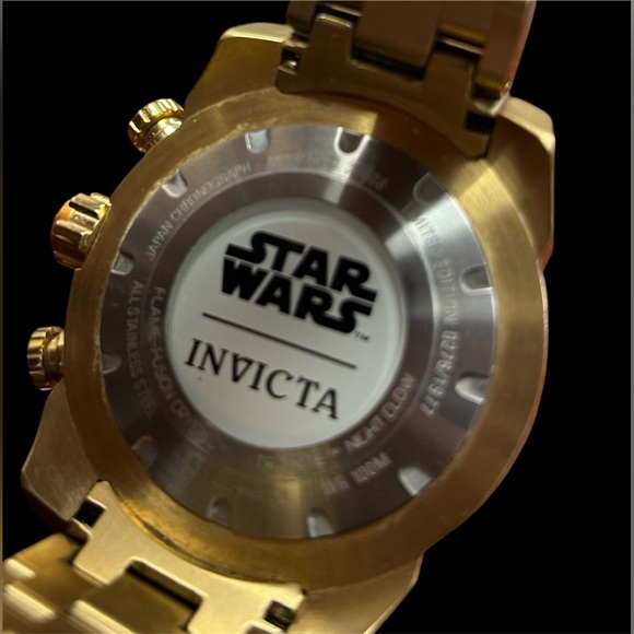 Invicta Star Wars Gold and Black Chronograph Watch - Picture 3 of 5